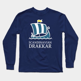 Vikings Drakkar Skandinavian Long Sleeve T-Shirt